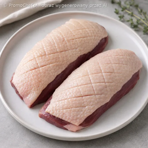 Filet z piersi kaczki bez kości, ze skórą