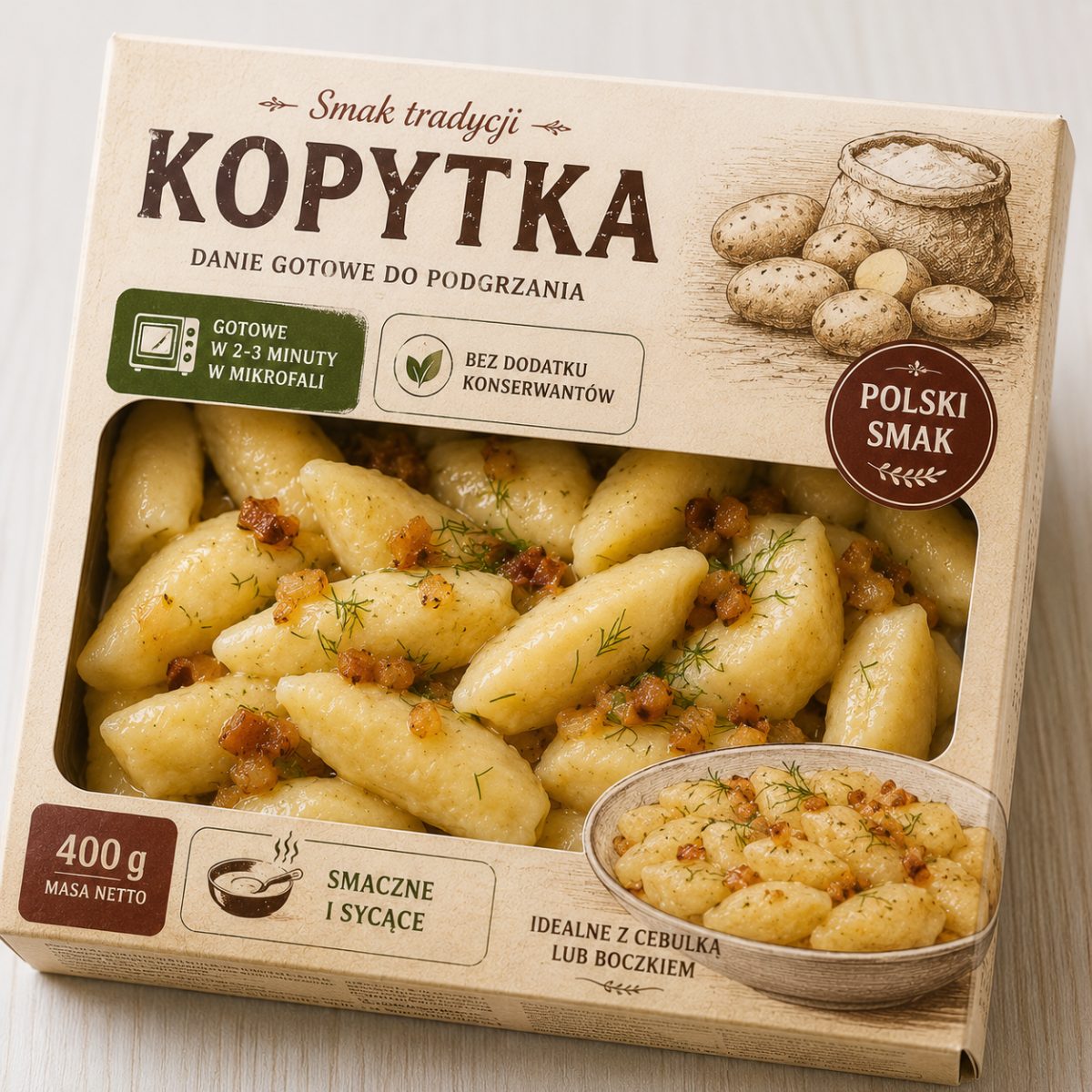 Kopytka Nasze Smaki 400g