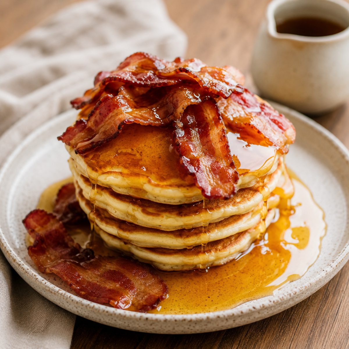 Bacon pancakes