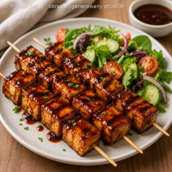 Grillowane szaszłyki z tofu