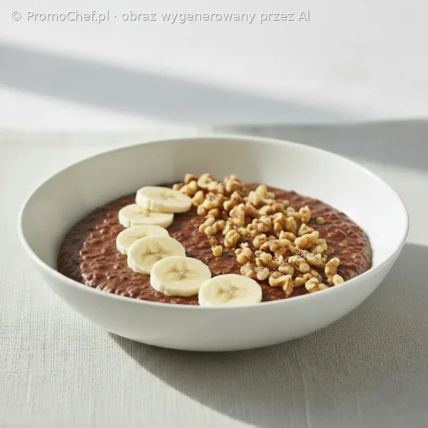 Owsianka czekoladowo-bananowa