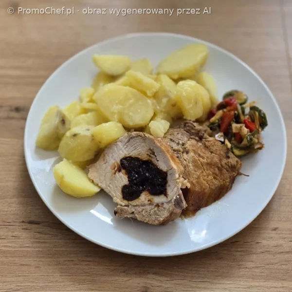Schab ze śliwką mojej Mamy