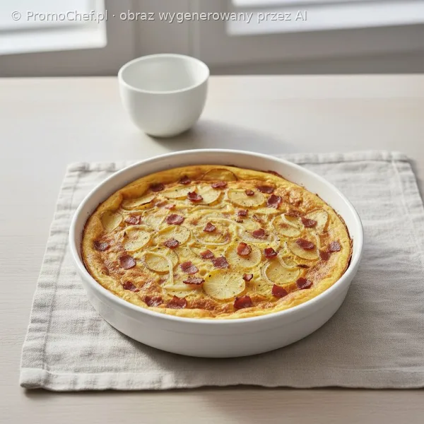 Frittata z boczkiem i ziemniakami