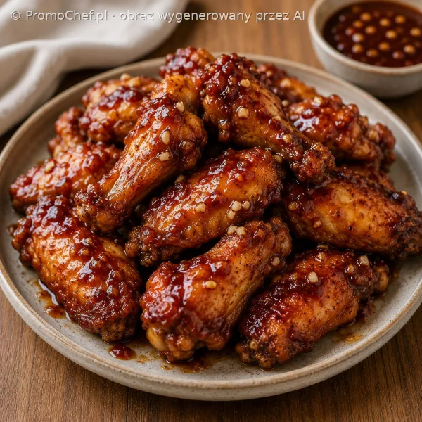 Buffalo wings z sosem BBQ