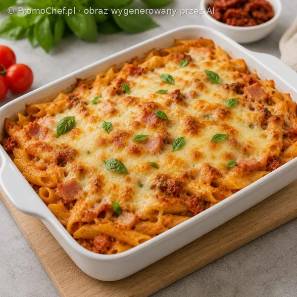 Makaron zapiekany po włosku