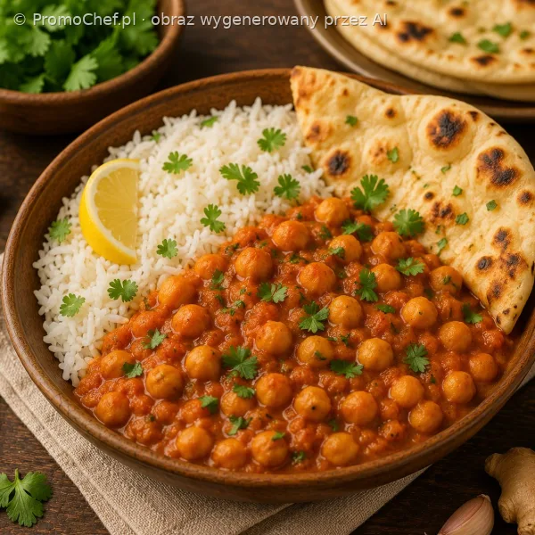 Tikka masala z ciecierzycą
